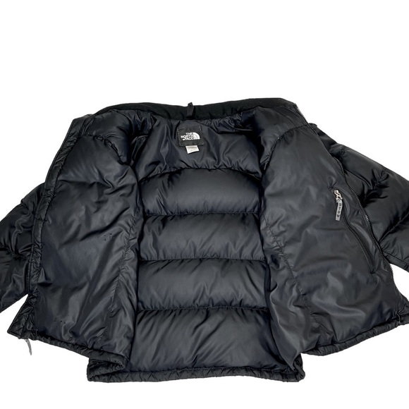 THE NORTH FACE Retro 1996 Black Nuptse 700 Down Puffer Jacket Coat Women's XL - Picture 9 of 16
